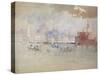 Venice, as Seen from the Lagoon-J. M. W. Turner-Stretched Canvas