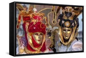 Venice at Carnival Time, Italy-Darrell Gulin-Framed Stretched Canvas