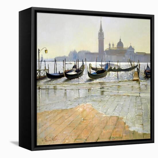 Venice at Dawn-Timothy Easton-Framed Stretched Canvas