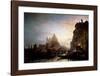 Venice at Night-Alexej Bogoljubov-Framed Art Print