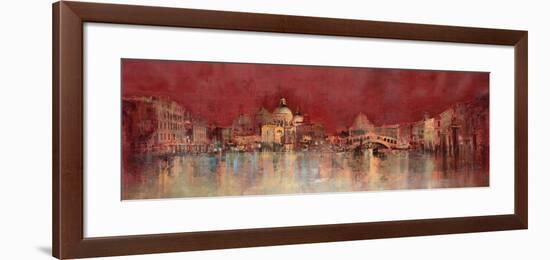 Venice at Night-Kemp-Framed Premium Giclee Print