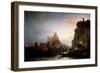 Venice at Night-Alexej Bogoljubov-Framed Art Print