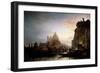 Venice at Night-Alexej Bogoljubov-Framed Art Print