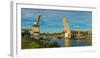 Venice Avenue liftbridge over Gulf Intracoastal Waterway, Venice, Florida, USA-null-Framed Photographic Print