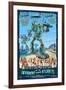 Venice Beach, California - Atlantean Invaders-Lantern Press-Framed Art Print