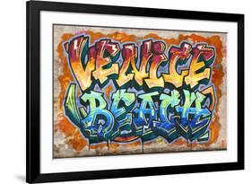 Venice Beach, California - Graffiti-Lantern Press-Framed Art Print