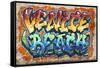 Venice Beach, California - Graffiti-Lantern Press-Framed Stretched Canvas