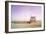 Venice Beach, California - Lifeguard Shack Sunrise-Lantern Press-Framed Art Print