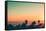 Venice Beach Sunset - LA-Andrew Shiels-Framed Stretched Canvas