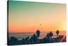 Venice Beach Sunset - LA-Andrew Shiels-Stretched Canvas