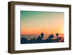Venice Beach Sunset - LA-Andrew Shiels-Framed Photographic Print