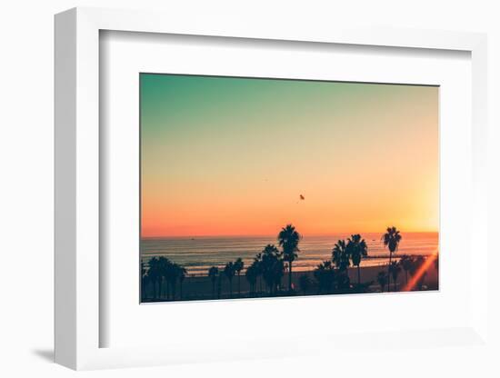 Venice Beach Sunset - LA-Andrew Shiels-Framed Photographic Print