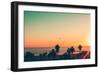 Venice Beach Sunset - LA-Andrew Shiels-Framed Photographic Print