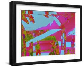 Venice Beach Upside-Down, 2014-Peter McClure-Framed Giclee Print