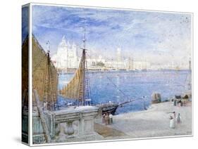 Venice, before the Campanile Fell, 1903-Albert Goodwin-Stretched Canvas