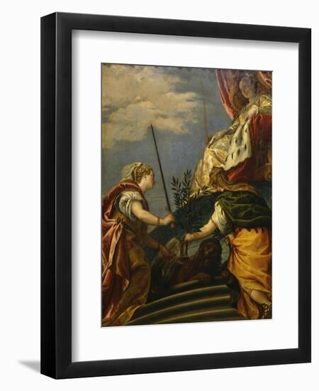 Venice Between Glory and Peace-Paolo Caliari-Framed Giclee Print