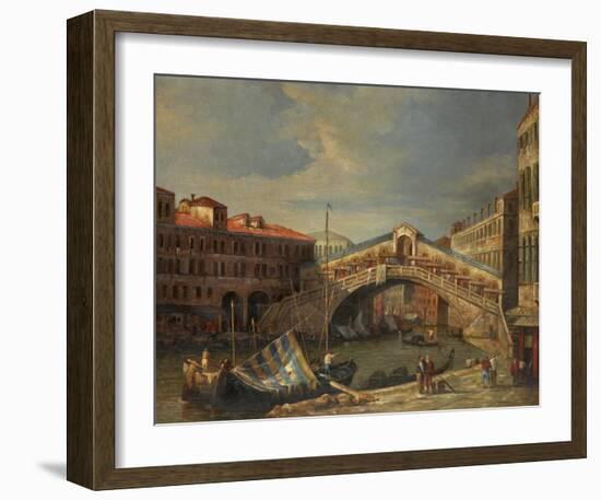 Venice Bridge-Stanley-Framed Art Print