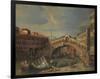 Venice Bridge-Stanley-Framed Art Print