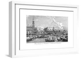 Venice: Bucintoro, 1735-Antonio Visentini-Framed Giclee Print