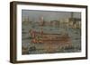 Venice Bucintoro Festival Bacino di S. Marco Bucintoro, Doge's State Barge, Ascension Day, 1780-93-Francesco Guardi-Framed Giclee Print