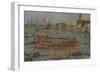 Venice Bucintoro Festival Bacino di S. Marco Bucintoro, Doge's State Barge, Ascension Day, 1780-93-Francesco Guardi-Framed Giclee Print