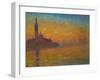 Venice by Twilight, 1908-Claude Monet-Framed Premium Giclee Print