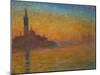 Venice by Twilight, 1908-Claude Monet-Mounted Premium Giclee Print