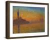 Venice by Twilight, 1908-Claude Monet-Framed Giclee Print