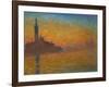 Venice by Twilight, 1908-Claude Monet-Framed Giclee Print