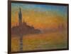 Venice by Twilight, 1908-Claude Monet-Framed Giclee Print