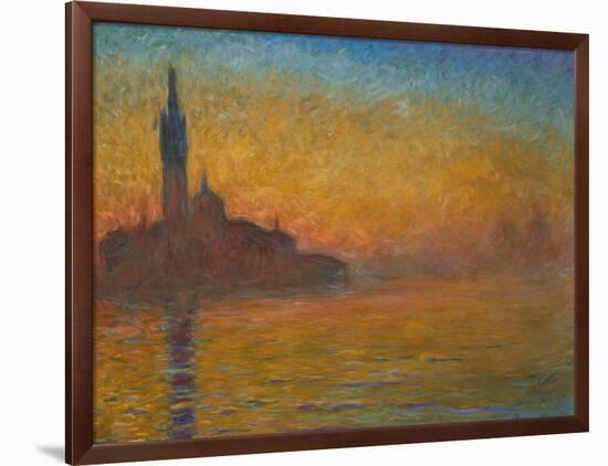 Venice by Twilight, 1908-Claude Monet-Framed Giclee Print