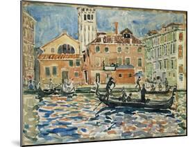 Venice, c.1909-Maurice Brazil Prendergast-Mounted Giclee Print