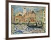 Venice, c.1909-Maurice Brazil Prendergast-Framed Giclee Print