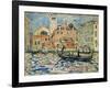 Venice, c.1909-Maurice Brazil Prendergast-Framed Giclee Print