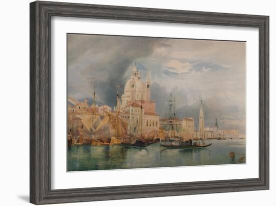 'Venice', c1850, (1935)-James Holland-Framed Giclee Print