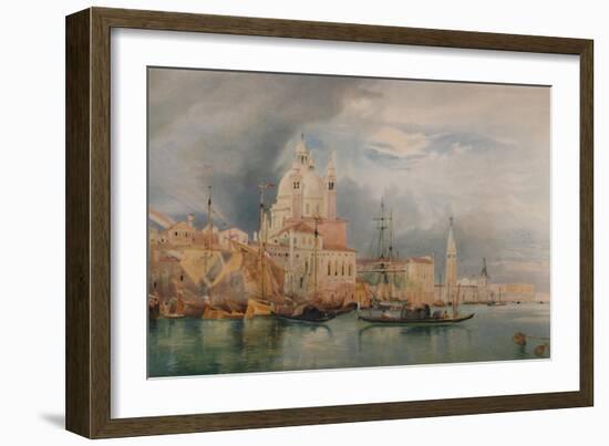 'Venice', c1850, (1935)-James Holland-Framed Giclee Print