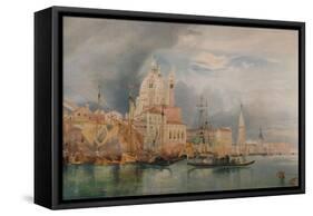'Venice', c1850, (1935)-James Holland-Framed Stretched Canvas