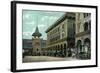 Venice, California - St. Mark's Hotel Entrance View-Lantern Press-Framed Art Print