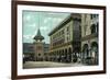 Venice, California - St. Mark's Hotel Entrance View-Lantern Press-Framed Premium Giclee Print