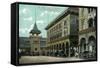 Venice, California - St. Mark's Hotel Entrance View-Lantern Press-Framed Stretched Canvas