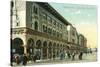 Venice, California - Western View Down Windward Avenue-Lantern Press-Stretched Canvas