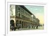 Venice, California - Western View Down Windward Avenue-Lantern Press-Framed Premium Giclee Print
