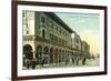 Venice, California - Western View Down Windward Avenue-Lantern Press-Framed Premium Giclee Print