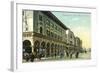 Venice, California - Western View Down Windward Avenue-Lantern Press-Framed Art Print