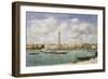 Venice, Campanile, St Mark's View of the Canal from San Giorgio; Venise, Le Campanile, Vue Du…-Eugène Boudin-Framed Premium Giclee Print