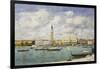 Venice, Campanile, St Mark's View of the Canal from San Giorgio; Venise, Le Campanile, Vue Du…-Eugène Boudin-Framed Giclee Print