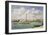 Venice, Campanile, St Mark's View of the Canal from San Giorgio-Eugène Boudin-Framed Giclee Print