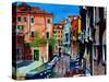 Venice Canal, Dorsoduro, August 2016-Anthony Butera-Stretched Canvas