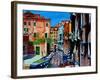 Venice Canal, Dorsoduro, August 2016-Anthony Butera-Framed Giclee Print