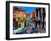 Venice Canal, Dorsoduro, August 2016-Anthony Butera-Framed Giclee Print